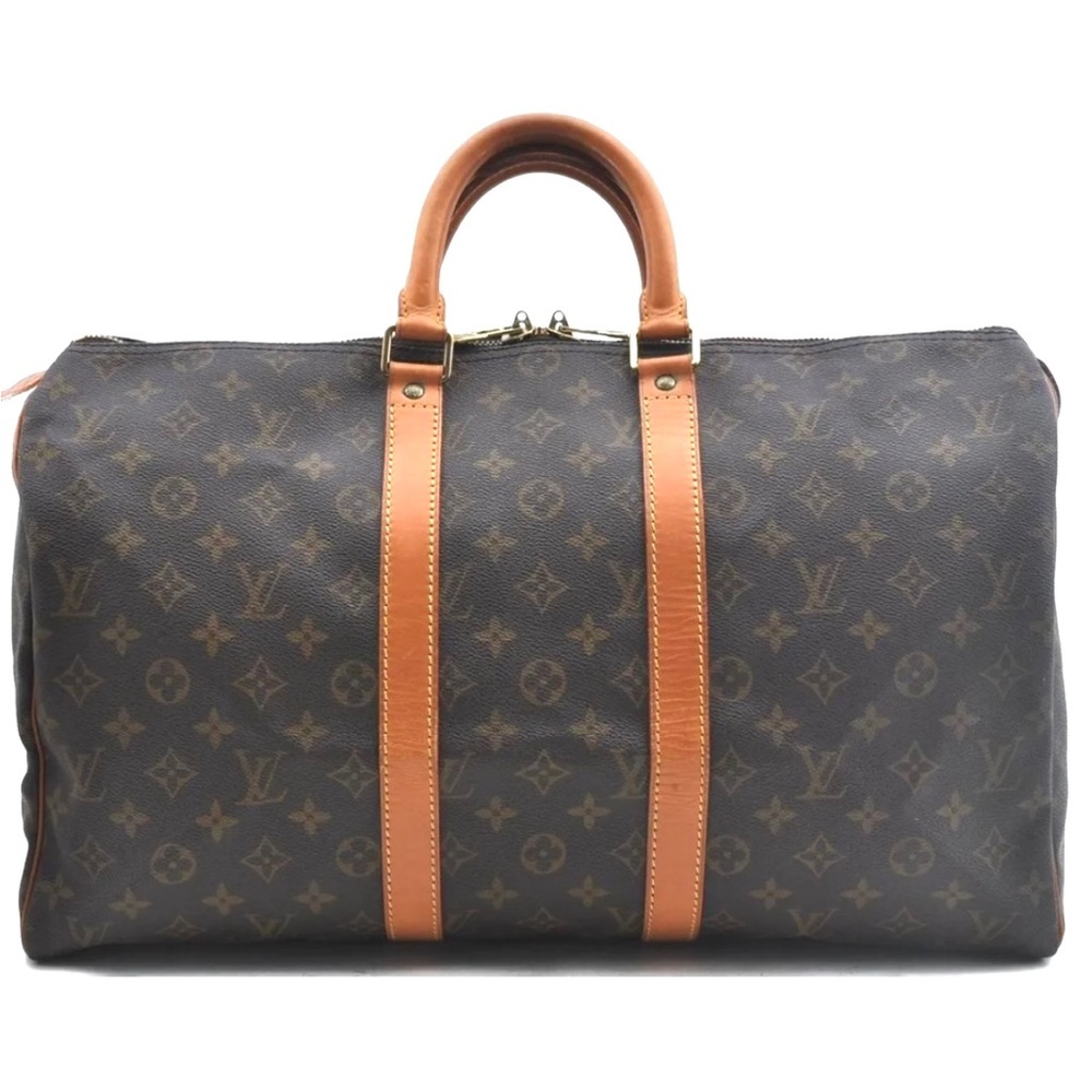 AUTHENTIC LOUIS VUITTON MONOGRAM KEEPALL 45